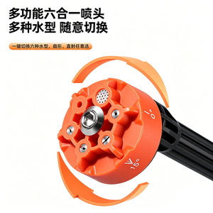 Pistolet lave-auto sans fil UNI-OKSY 24V haute pression, batterie lithium, orange, portable - Product Image 4