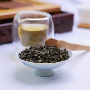 Té verde chino orgánico 9372, hojas sueltas, Té refrescante Premium fragante de alta calidad - Product Image 3