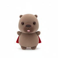 Porte-clés en peluche Capybara personnalisé, super-héros, peluche de haute qualité, jouet en peluche doux, fabricant de peluches personnalisées, ODM OEM