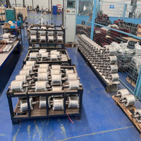 Motor Eléctrico Asíncrono Trifásico de 1.1KW 1.5HP IE3 de Alta Eficiencia, IP55, Aluminio, Montaje B3 B5 para Bomba y Ventilador