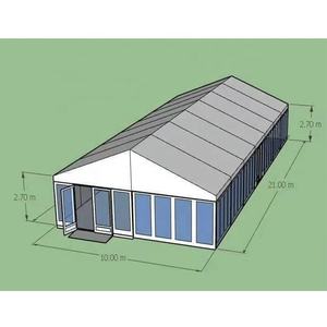 Outdoor <b>Large</b> Church <b>Tents</b> for Events Aluminum Pvc Waterproof Storage Curved <b>Tent</b> Industrial Huge Curve <b>Tent</b> - Product Image 6