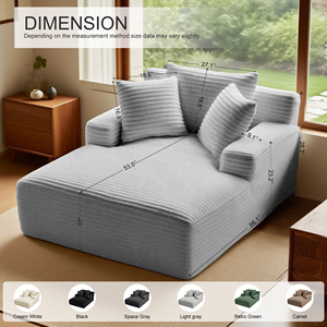 Ghế không xương với đệm chần & tựa lưng, ghế <span class=keywords><strong>sofa</strong></span> sàn bọc nệm có tay vịn, ghế <span class=keywords><strong>sofa</strong></span> trong hộp, không cần lắp ráp - Product Image 4