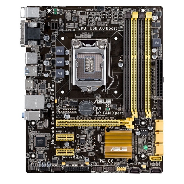 Original New B85M-G Desktop Motherboard with DDR3 Memory SATA Hard Drive Interface Integrated Intel Graphics Card