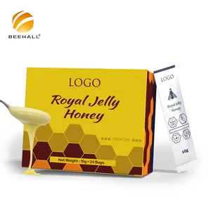 BEEHALL Organic Food Manufacturer Premium Organic Wholesale Royal Jelly Honey