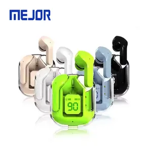 Transparent earphone display air31 Crystal TWS airbuds Max T2 headset magnetic mini Wireless Earbuds