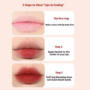 Mini cepillo de labios de silicona de cabeza profesional portátil con tapa para lápiz labial tinte corrector vientre dedo producto de goma - Product Image 6