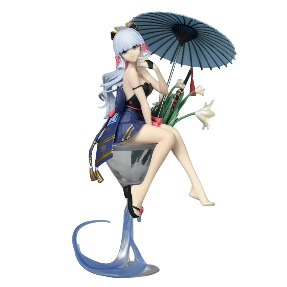 Nuevos productos chica japonesa Anime figura Genshin impacto Kamisato Ayaka PVC figura de acción juguete estatua modelo exhibición colección
