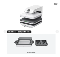 Presse à chaud XTool WonderPress avec module de formage 3D, imprimante de transfert thermique par sublimation à formage sous vide 3D