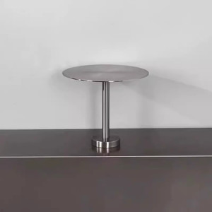 Table murale multifonctionnelle en acier inoxydable de style industriel nordique, petite table fixe pour café, idéale pour le lait – Modèle populaire sur internet - Product Image 4