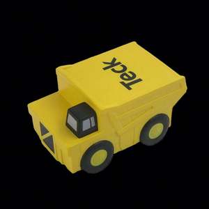 Pelota Antiestrés de Camión Volquete, Juguete Suave y Blandito, Pelota Antiestrés con Forma Personalizada de Camión Volquete - Product Image 3