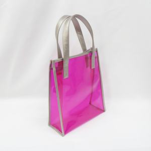 Bolsas de PVC Transparentes Tipo Tote con Detalles en Neón, Bolsa de Estadio Resistente al Agua de 0.5mm, Bolsa de Playa, Regalos GWP, Logotipo Personalizado, Origen CN/GUA - Product Image 2