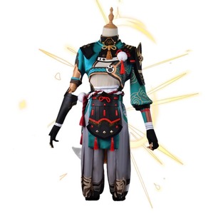 Genshin Impact <span class=keywords><strong>Gorou</strong></span> Render <span class=keywords><strong>Cosplay</strong></span> Costume <span class=keywords><strong>Gorou</strong></span> Fox Uniform Men Halloween Suit Coldker Drop Ship - Product Image 3
