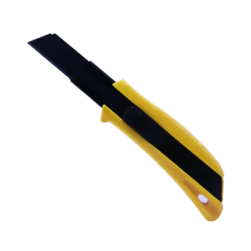 कस्टम रंग एबीएस 18mm 0.5 मोटी सुरक्षित बॉक्स कटर उपयोगिता चाकू