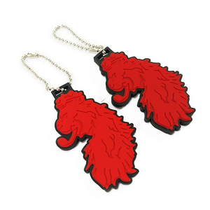 Silicone tag biểu tượng tùy chỉnh mềm <span class=keywords><strong>PVC</strong></span> Swing Tags Silicone nhãn hàng may mặc hangtag vá thẻ cao su - Product Image 4