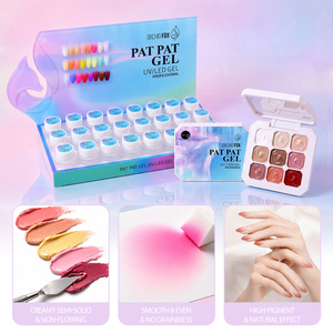 Orchid Fox - Set Profesional de Esmalte de Uñas en Gel Sólido, Efecto Pudding, Larga Duración, Kit de Esmalte de Uñas en Gel UV - Product Image 3