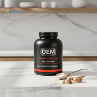 Compléments Alimentaires : Poudre de Protéine Isolat de Lactosérum de Bovins Nourris à l'Herbe, Mélange de Boisson Électrolytique, Nutrition Sportive, Soutien au Bien-être