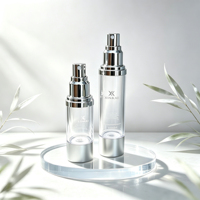 Vente en gros de flacons pulvérisateurs AS de qualité supérieure, 30 ml, 50 ml, emballage en plastique, conteneur cosmétique pour soins de la peau, en stock