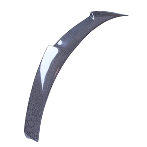 For A5 S5 RS5 B9 4Door Sportback M4 Style Honeycomb Carbon Fiber Rear Spoiler Trunk Wing 2016-2025 - Product Image 5