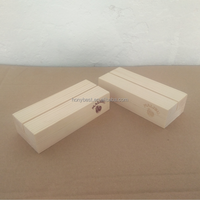Soporte de menú de madera para restaurante LOW MOQ, soporte de tarjeta de lugar de nombre de mesa, soporte de bloque de base de exhibición rústica para folleto, tarjeta