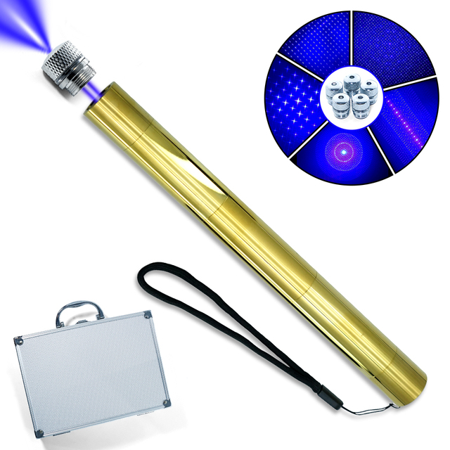 Blue Laser Pointer Pen with Long Range and Rechargeable Battery for Professional and Outdoor Use