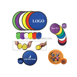 Gran oferta 2024, volante plegable de nailon suave personalizado, ventilador de mano plegable, disco redondo volador para perros, entrenamiento al aire libre, juguetes para mascotas Frisbeed - Product Image 2