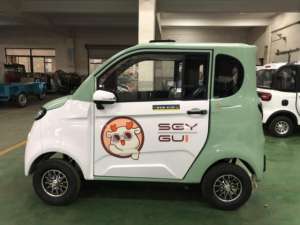 Nouvelle mini-fourgonnette automatique de haute qualité pour voiture électrique avec volant à gauche et caméra arrière pour adultes - Product Image 3