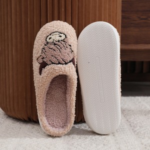 Hiver Noël chaud mignon drôle confortable maison animal highland vache pantoufles pour hommes femme - Product Image 2