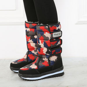 Moda kış açık seyahat su geçirmez Anti kayma kalınlaşmış sıcak yüksek üst orta uzunlukta kar botları erkekler ve kadınlar için - Product Image 4