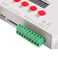 Pixel LED controlador T-1000S K-1000C K-8000C tarjeta SD programable ws2811 ws2812b WS2815 SK6812 de tira LED RGB píxel controlador