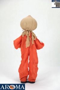 Décoration d'Halloween : Homme Citrouille Animé Effrayant de 80 cm avec Son et Bras Articulés pour Halloween - Product Image 5