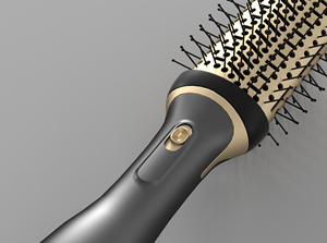 Chuyên nghiệp 6 trong 1Nagative ion tóc ép tóc lược bàn chải tự động điện Điện kết thúc tốt đẹp lọn tóc Bộ - Product Image 6