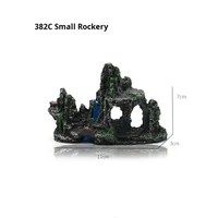 Ornements décoratifs pour aquarium, pièces de présentation de bonsaï, roche artificielle en résine, paysage aquatique simulé, rocaille miniature, poisson en boîte
