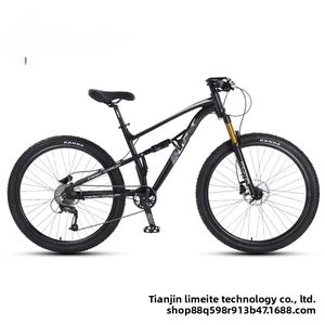 Vélo de montagne à suspension souple <span class=keywords><strong>ERMA</strong></span> LIMIT-MTB-005 27,5 pouces, cadre en alliage d'aluminium, fourche avant à amortisseur verrouillable, frein à disque hydraulique 9 - Product Image 6