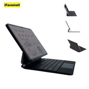 IFacemall Custodia con Tastiera Wireless Ultra-sottile di Alta Qualità per <span class=keywords><strong>iPad</strong></span> <span class=keywords><strong>10.9</strong></span> Pollici 2022/<span class=keywords><strong>iPad</strong></span> A16 2025, Custodia Intelligente con TrackPad - Product Image 2