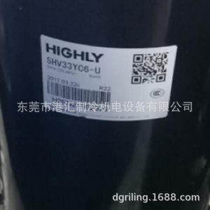 คอมเพรสเซอร์แบบฟิกซ์ดิสเพลสเมนต์รุ่น Highly Shv33yc6 U สำหรับเปลี่ยนในชุดเครื่องทำความเย็น - Product Image 1