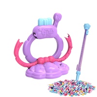Kit de fabrication de bracelets DIY pour filles, ensemble de bijoux en perles à tisser à la main, boîte cadeau de jeu d'imitation pour enfants