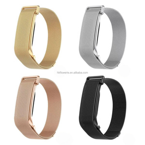 Bracelet magnétique hypoallergénique de qualité supérieure, en acier inoxydable milanais, bracelet de remplacement pour montre connectée Google Fitbit Air - Product Image 3