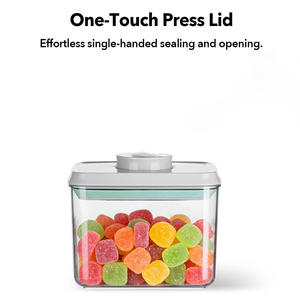 Wholesale Transparent <b>Plastic</b> Airtight Seal Jars Pop Dry Food <b>Container</b> with Lid for Kitchen Grain Cereal <b>Storage</b> Organizer - Product Image 4