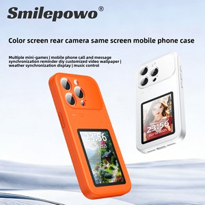 Funda Protectora para Teléfono RK-Y40H con Pantalla a Color Inteligente con IA, Material de <span class=keywords><strong>PC</strong></span>, Protección de 360 Grados, para 13/14/15 Pro, con Fotografía en Pantalla Compartida - Product Image 1