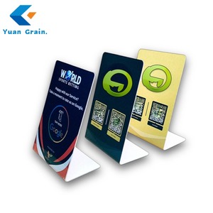 Google xem xét đơn RFID NFC đứng Tabletop Menu hiển thị đứng tại chỗ bán buôn NFC Bảng hiển thị mã qr quét - Product Image 5