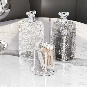 Caja para palillos de dientes para sala de estar, elegante diseño de glaciar, para el hogar, caja de almacenamiento a prueba de polvo, tarro para palillos de dientes - Product Image 4