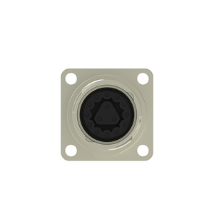 Screw <b>Terminals</b> Cable-to-Panel Circular Receptacle 15 Position Shell Size 15 Zinc Alloy PA66/PBT EEGA204NN00000001000 - Product Image 3