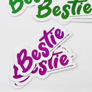 Adesivi Olografici Personalizzati con Logo, Impermeabili, Fustellati in Vinile, con Stampa a Caldo Glitterata, Adesivi Decorativi Olografici - Product Image 6