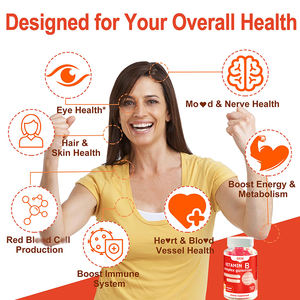 Rasa alami Vitamin kompleks dan mineral Vitamin Gummies Label kustom CGMP Vitamin B Gummies Suplemento De Vitaminas - Product Image 2