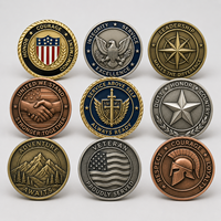 Pièces commémoratives personnalisées en métal (or, laiton, cuivre, argent plaqué) avec logo 3D – Pièces de collection sur mesure