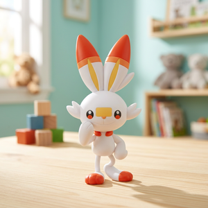 Bandai Pokemoned Quick 05 Scorbunny, Kit de Modelo de Plástico de Animal, Figura de Anime, Fácil de Armar, Juguete de Regalo para Niños y Coleccionistas - Product Image 2