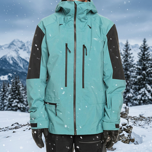 Chaqueta Acolchada Impermeable con Capucha para Hombre, Color Sólido, Estilo Deportivo, Cierre de Cremallera, Ropa de Invierno, Corte Regular - Product Image 3
