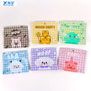 Bolsa de Plástico <span class=keywords><strong>con</strong></span> Cierre Hermético y Ventana Transparente para Cosméticos, Papelería, Joyería y Regalos, Venta al Por Mayor - Product Image 1