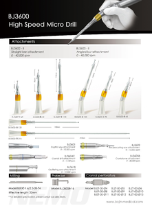 BOJIN SYSTEEM 3600 Hoge-Snelheid Micro-Boor - Neurochirurgie Orthopedische Ruggenwervelchirurgie Burs Irrigatiefunctie Klasse II 2-Jaar Garantie - Product Image 3