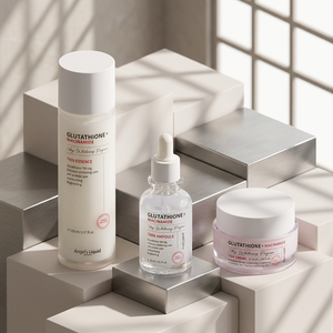 Angels <b>Liquid</b> Glutathione 700V 7-Day Brightening Skincare Set with Essence Ampoule Cream for Dark Spot Care - Product Image 3